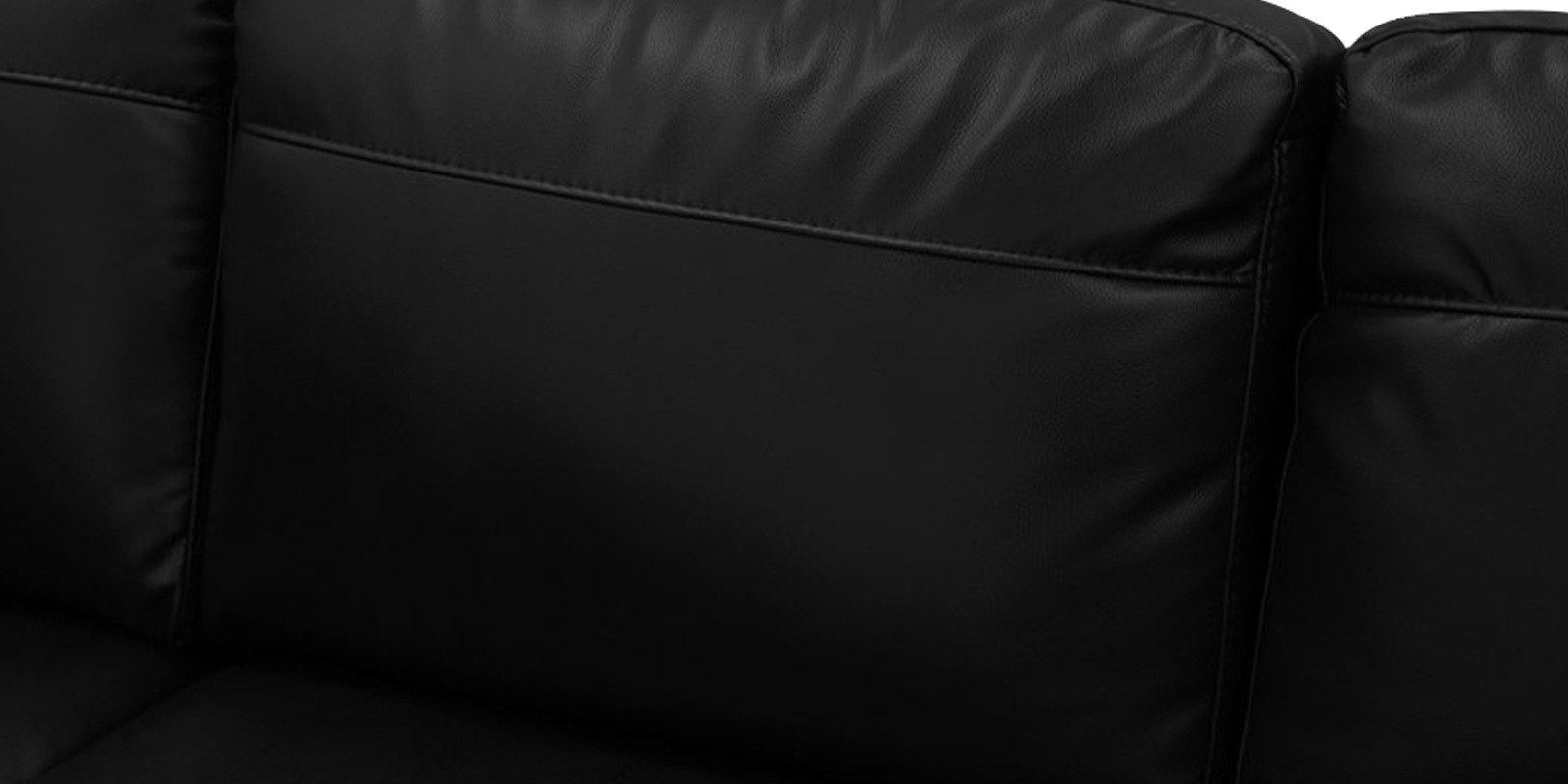Beatrix RHS Sofa in Black Colour by Dreamzz Furniture