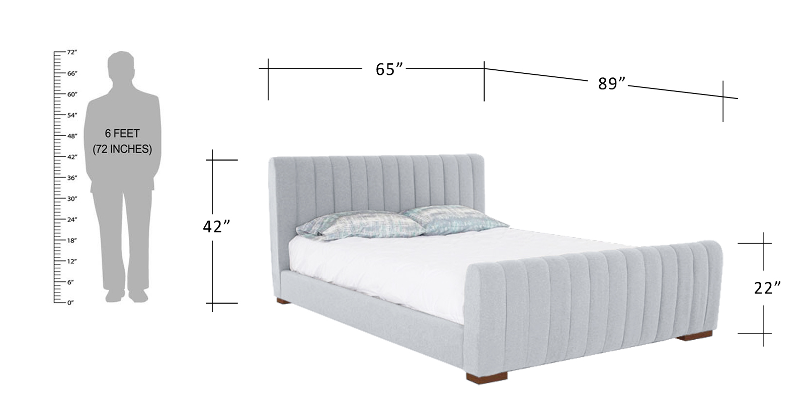 Charming Colonial Queen Size Bed