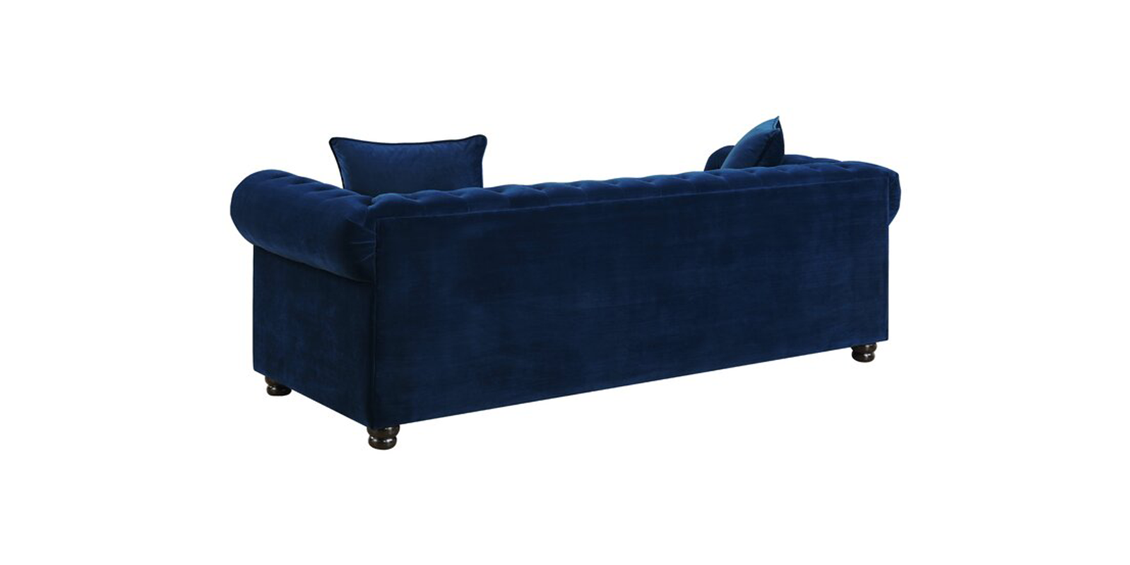 Perceptive Velvet 3 Seater Sofa in Navy Blue Colour - Dreamzz ...