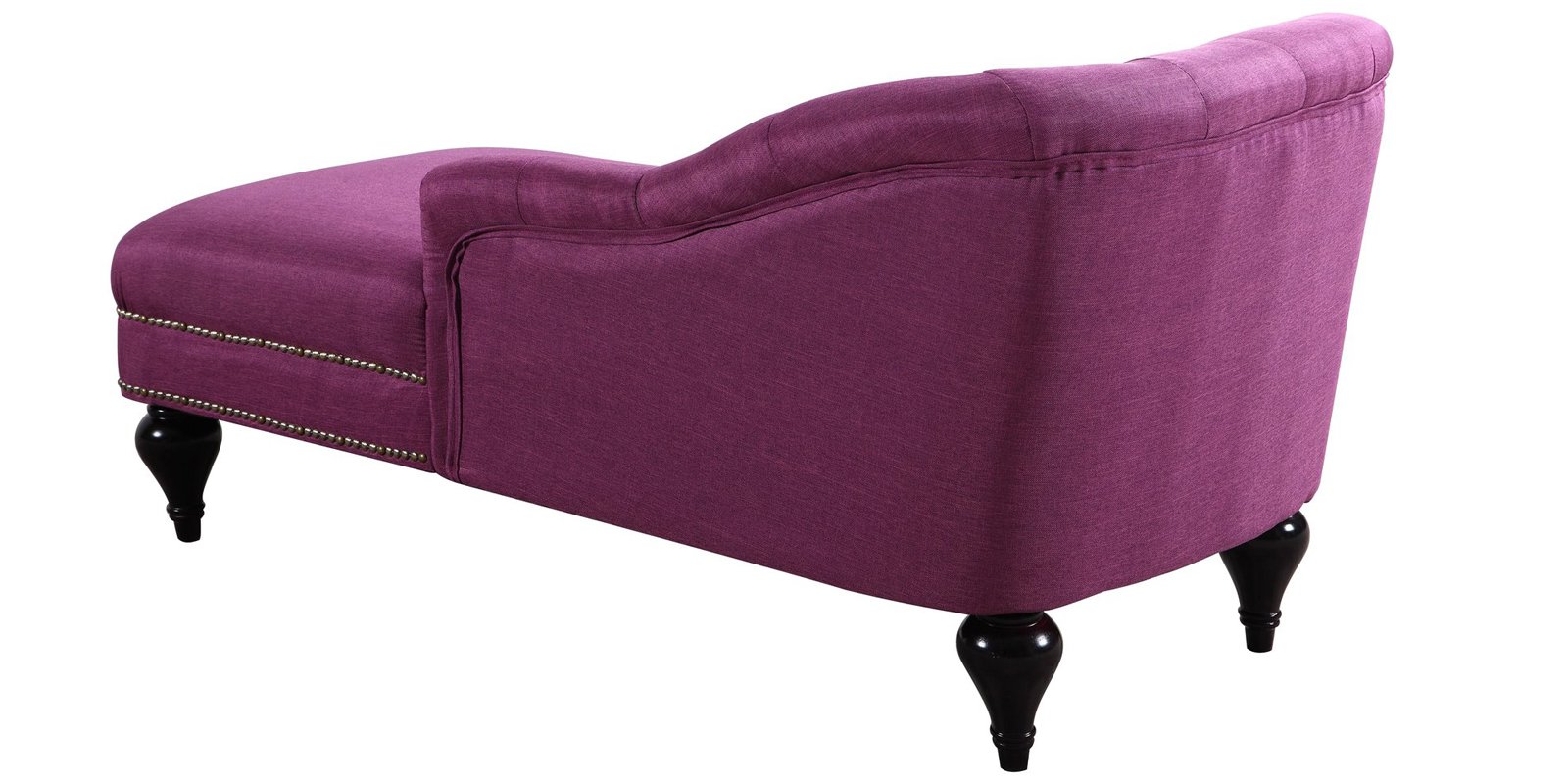 Exclusive Princess RHS Chaise in Dark Purple Colour by Dreamzz Furniture