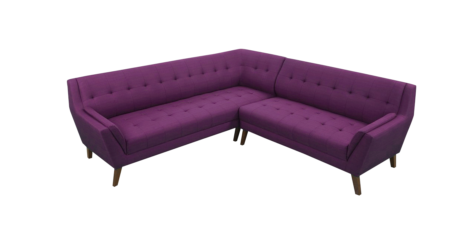 Annabel LHS Sofa in Dark Purple Colour