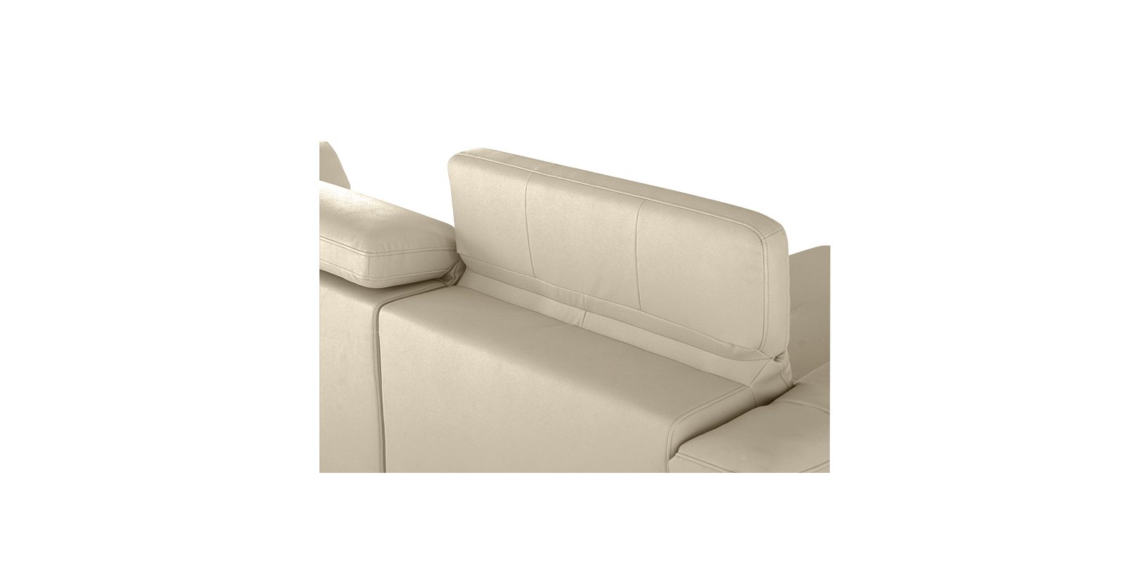 Honora LHS Sofa with Lounger in Light Cream Colour