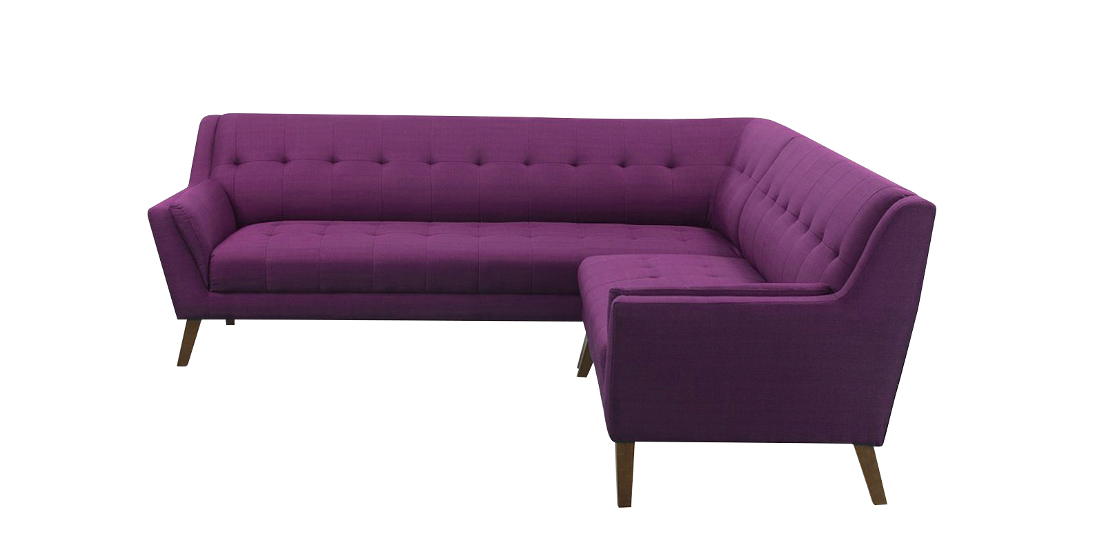 Annabel LHS Sofa in Dark Purple Colour