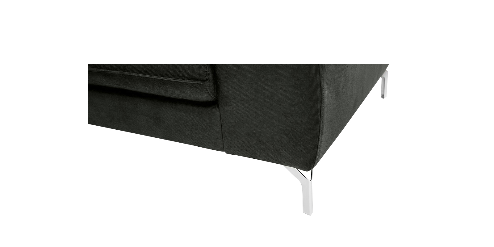 Libby LHS Sofa with Lounger in Grey Colour by Dreamzz Furniture