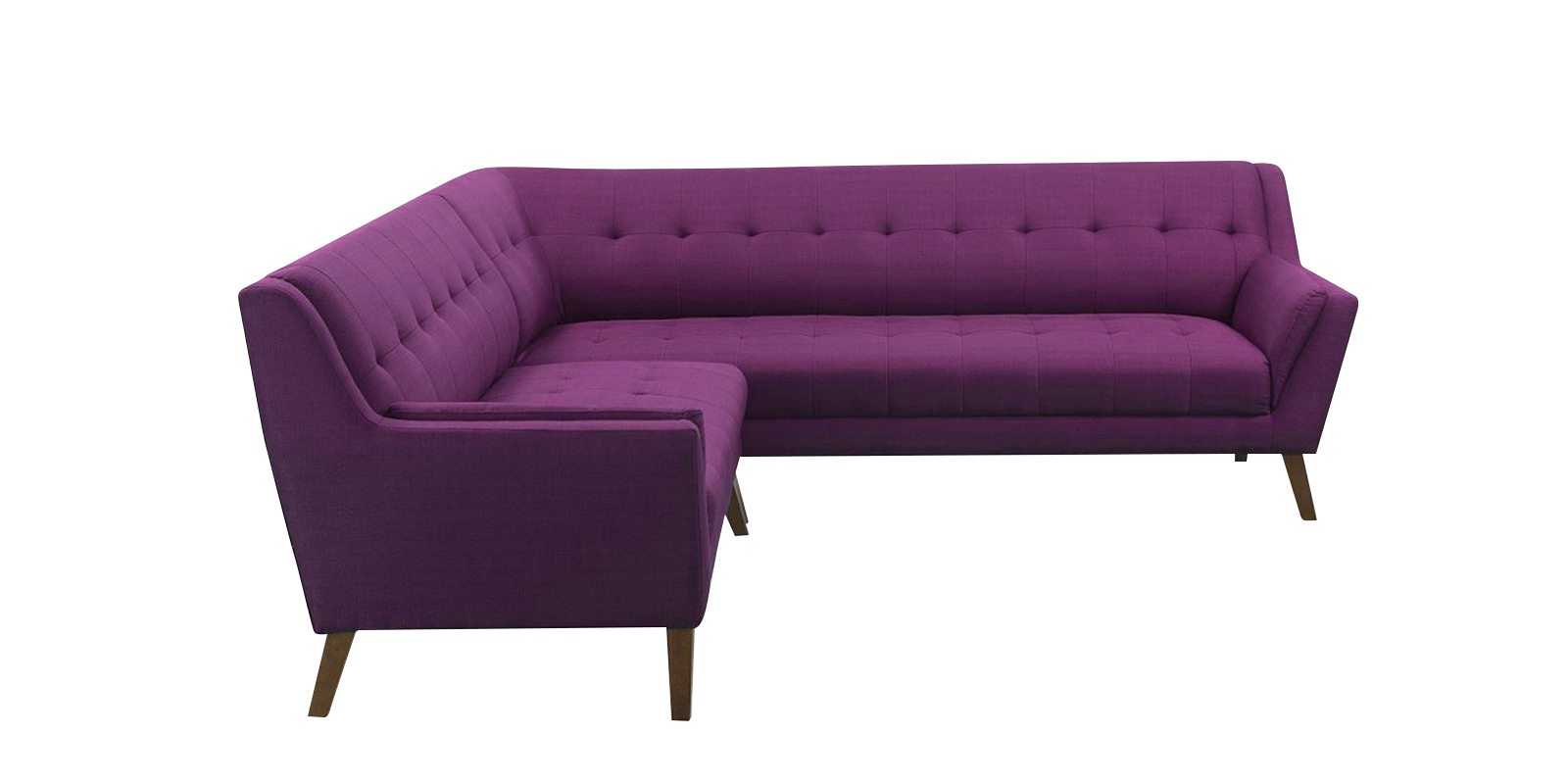 Annabel LHS Sofa in Dark Purple Colour